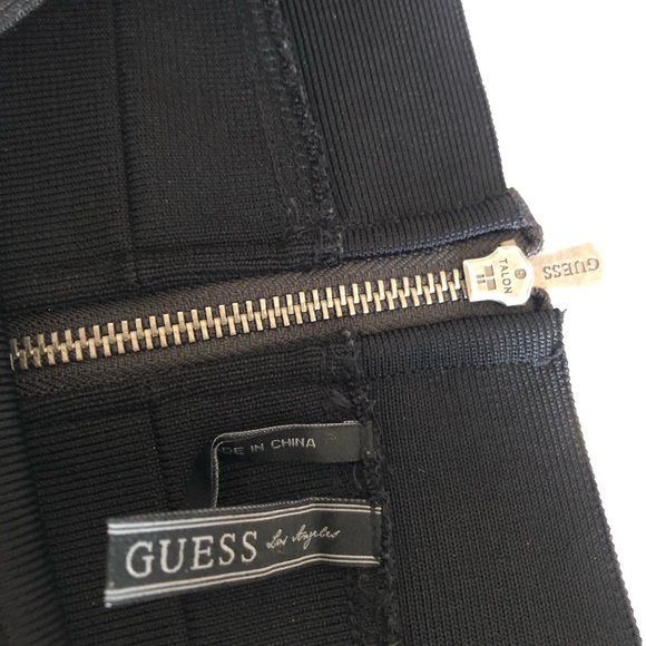 Guess Los Angeles black bandage mini skirt - Picture 5 of 8